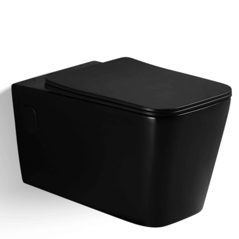 MILANO | Wall Hung Wc Model 2051C Matt Black | 140500100659