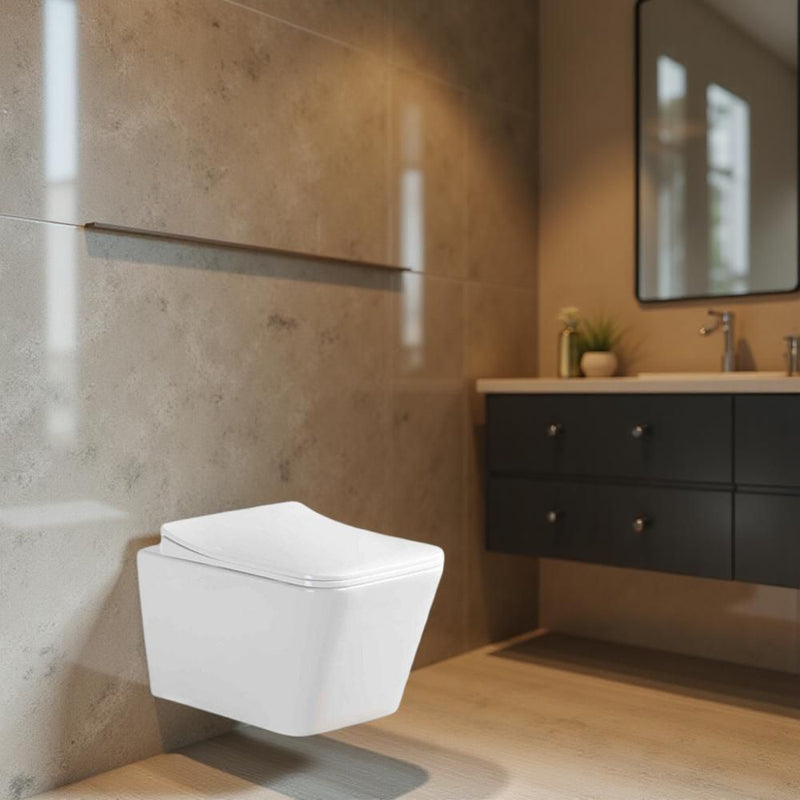 MILANO | Sam Wall Hung WC - 51.5x36x35 cm White | 140500100664