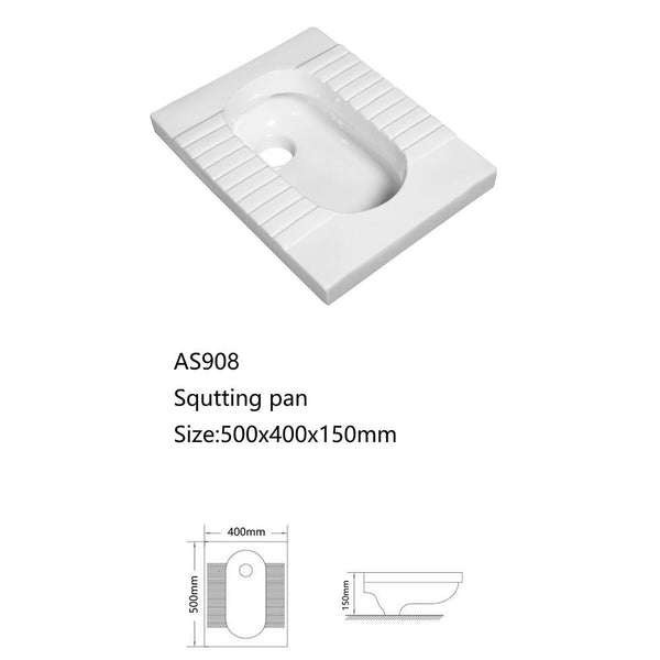 MILANO | Asian Wc 500 430 150 Slim Made In China | 140500100695
