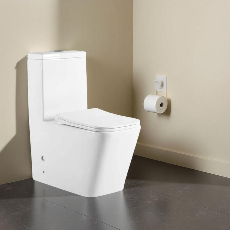 MILANO | Luxe Rimless Wc One Piece S-Trap 250Mm 1911 660x350x800Mm White Made In China | 140500100722
