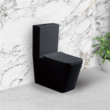 MILANO | Luxe Rimless 702 Wc S Trap Square 670x375x810 Matte Black 1 Pc | 140500100762