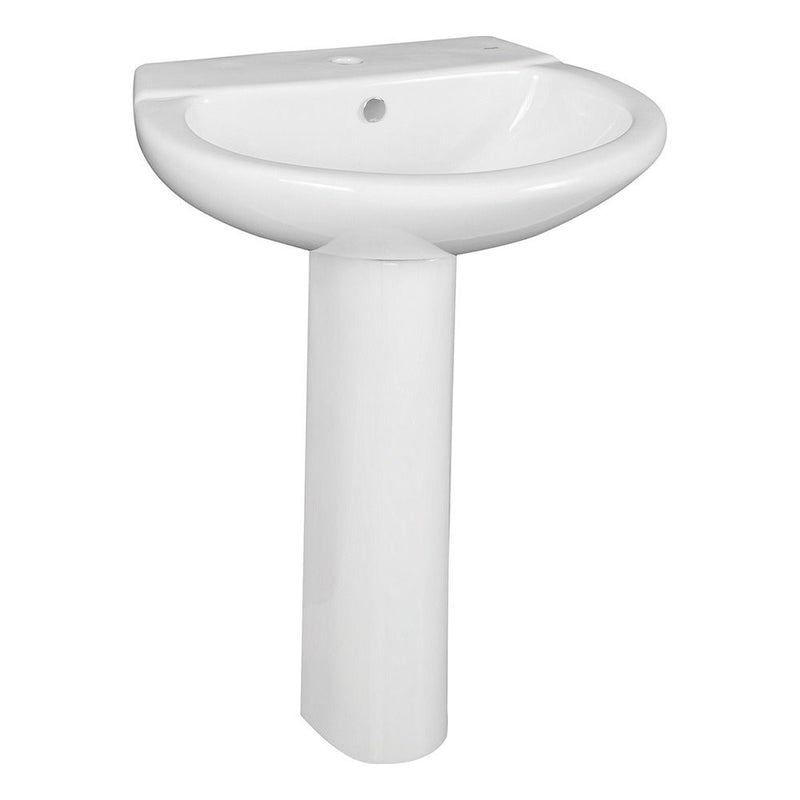MILANO | Basin With Pedestal Kn189-1White 24 Milano Made In China | 140500200152