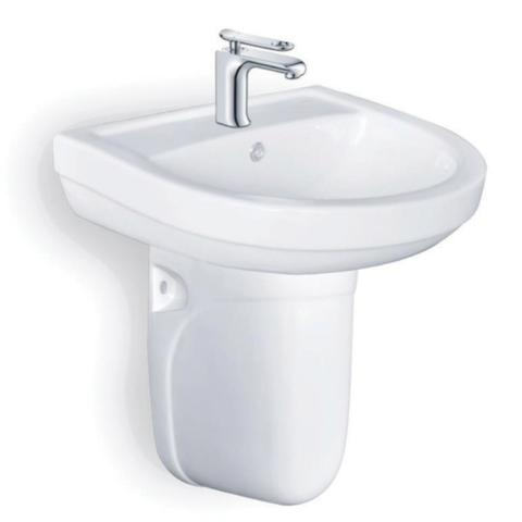 MILANO | Wall Hung Wash Basin On-0013 White | 140500200364