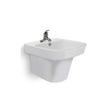 MILANO | Luxe Wall Hung Wash Basin Single Mould 8522 505X465X390Mm Wht Square Made In China |