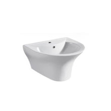 MILANO | Wall Hung Wash Basin Single Mould 8511 - 565x470X380mm- White Round | 140500200812