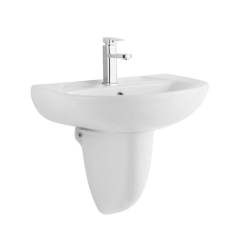 MILANO | Wall Hung Wash Basin 3636 -R White | 140500201136
