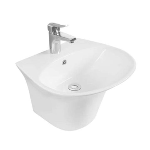 MILANO | Wall Hung Wash Basin 565X470X380Mm - 606 | 140500201148