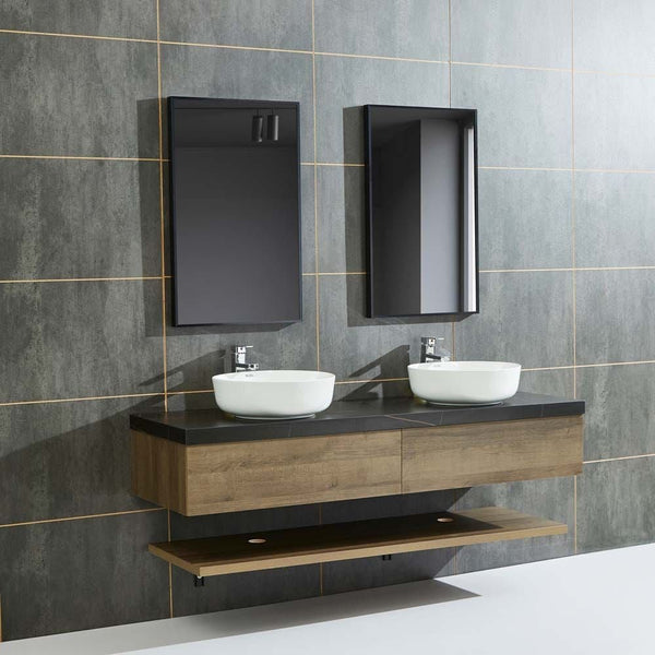 MILANO | Leena Vanity with Mirror Light Brown | 140500201152