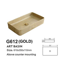 MILANO | Dec Art Basin with POP Up WasteG612 | 140500201215