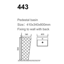MILANO | Mae Decorative Basin White 410 x 340 x 800 | 140500201292