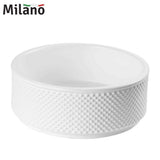 MILANO | Ceramic Art Basin Model No. 288 Matt White Including Pop Cover Size 425X425X160 | 140500201298