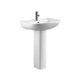 MILANO | Wash Basin Full Pedestal 430 610X475X850Mm White Made In China | 140500201382