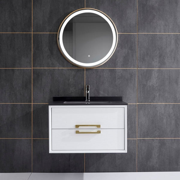 MILANO | Vanity with Mirror Cabinet - 80x55x48 cm (2ctns/Set) | 140500201385