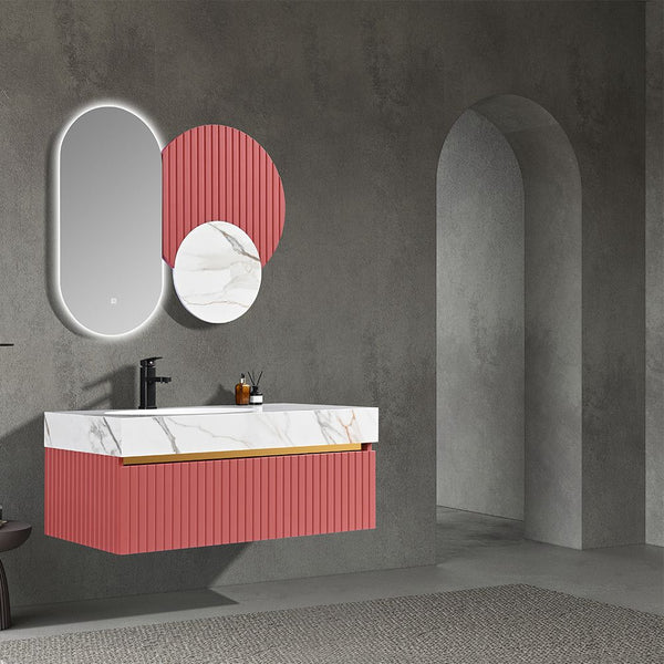 MILANO | Miel Vanity 1000x530x400 MM With Ceramic Sink Made In China | 140500201425