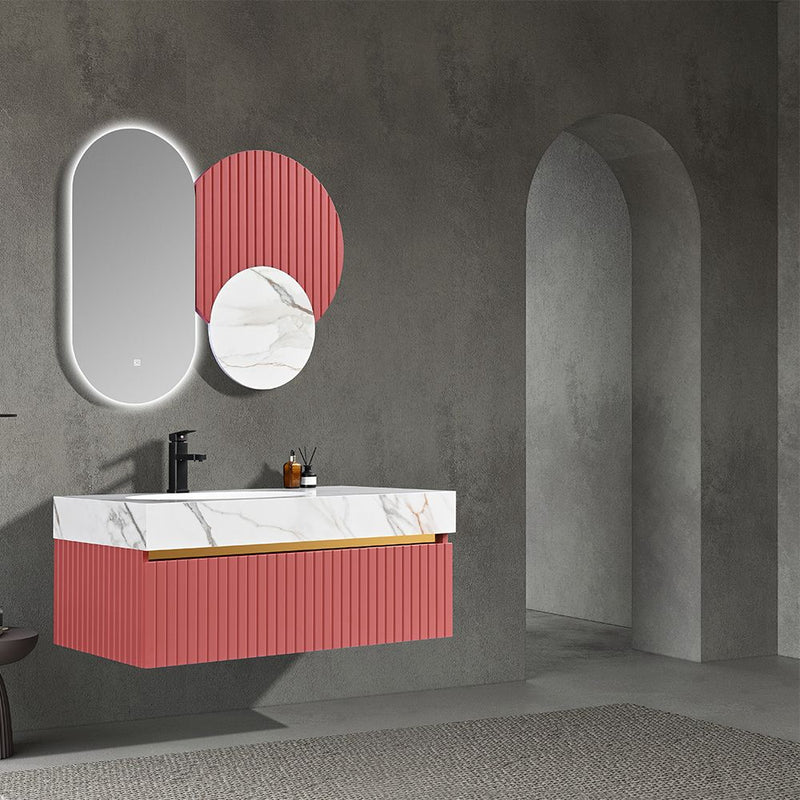 MILANO | Miel Vanity 1000x530x400 MM With Ceramic Sink Made In China | 140500201425
