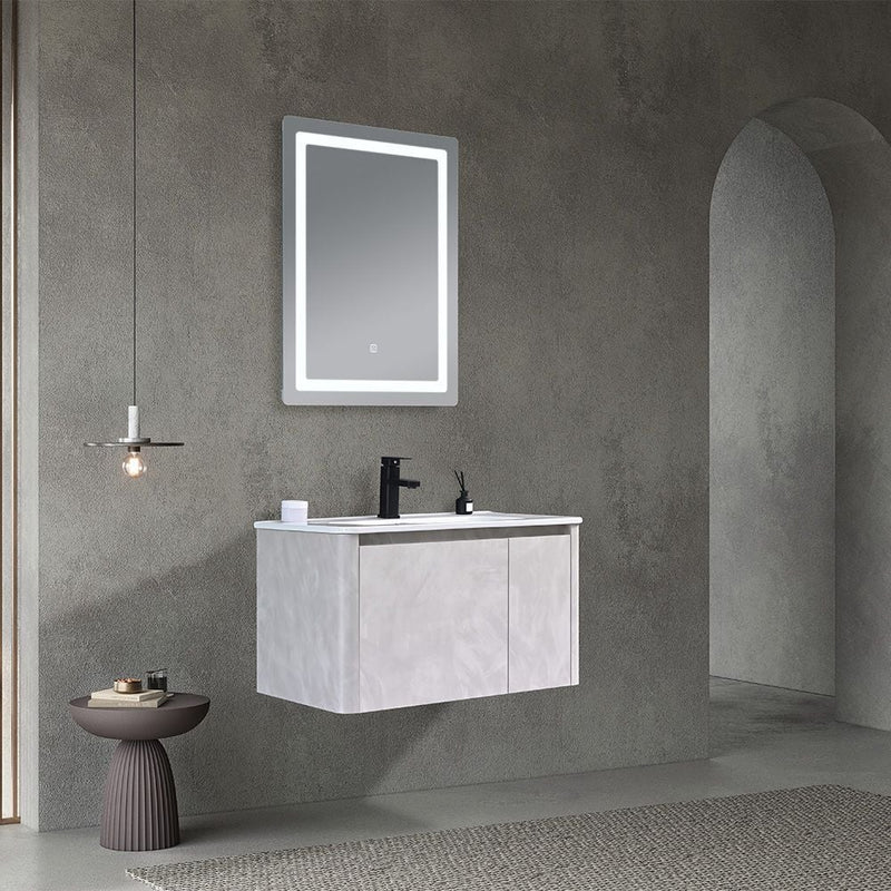MILANO |  Roka Vanity - 800 x 460 mm (2Pcs/Set) Grey | 140500201444