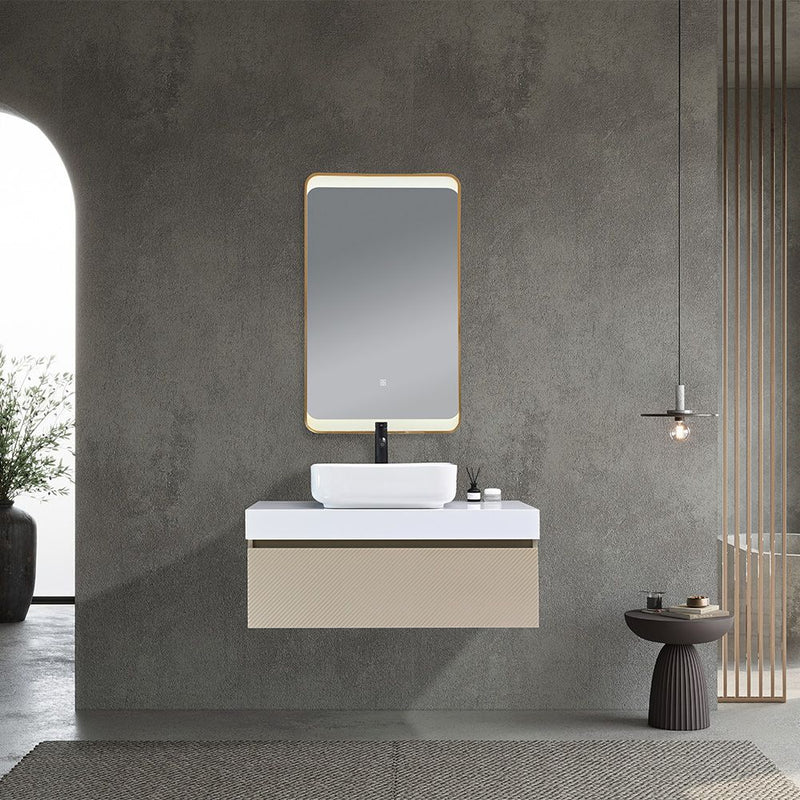 MILANO | Plus Karlin Vanity 1000 x 460Mm 2Pcs Set Model No. Hs16496 Made In China | 140500201454