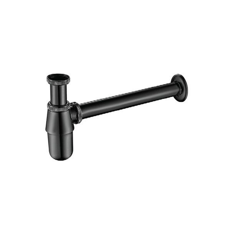 MILANO | Cp Bottle Trap 1 1/4 A-1023 Matt Black Made In China | SKU: 140800200116