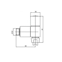 MILANO | Square Angle Valve | 140800300063
