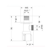 MILANO | Eco Diva Angle Valve | 140800300259