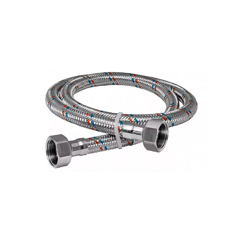 MILANO | Stainless Steel Braided Flexible Hose Durable Plumbing Connector for Bathroom & Kitchen Fixtures Anti-Corrosion High-Pressure Resistant 45cm | 140800400048