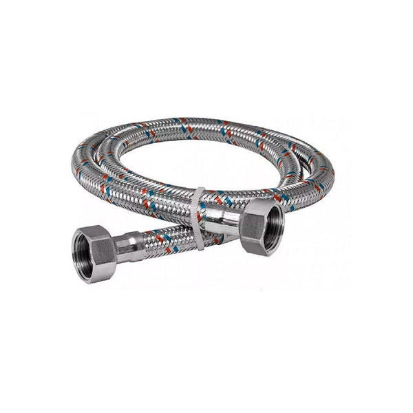 MILANO | Stainless Steel Braided Flexible Hose Durable Plumbing Connector for Bathroom & Kitchen Fixtures Anti-Corrosion High-Pressure Resistant 60cm | 140800400049
