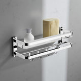 MILANO | Miel Plus 1 Layer Shelf Chrome | 141100100055