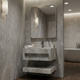 MILANO | Sintered Stone Vanity With Mirror 600x500x250 Model N6029 3 Ctns Set | 142400101275
