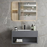 MILANO | Sintered Stone Vanity With Mirror 800x500x400 Model N6079 2 Ctns Set | 142400101276