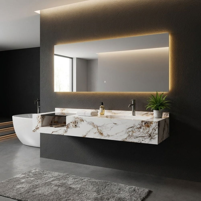 MILANO | Luxe Lusso Vanity Sr-1412-120 120 x 50 x 30 Multi Color | 142400101317
