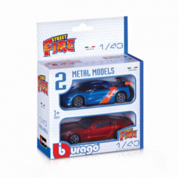 BBURAGO | 1:43 StreetFire 2Pcs Pack | 47530002