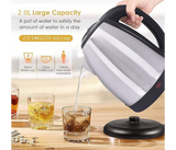 2.L Electric Kettle - Black and Silver | JPJ8286