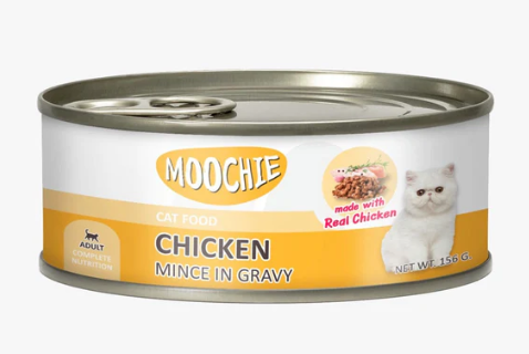 MOOCHIE | Mince With Chicken In Gravy Casserole 156G. Can | 14672