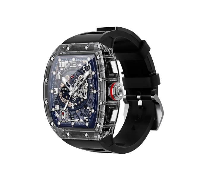 Belking BK-SM10 Crystal Case Waterproof Bluetooth Smart Watch - Black | JPN3160