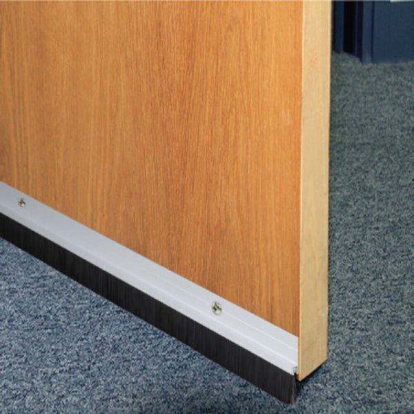 MILANO | Brush Strip (Door Seal) 19 Mmx 1 Mtr White (1Pc) | 150300300194