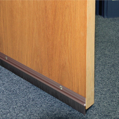 MILANO | Brush Strip (Door Seal) 19 Mmx 1 Mtr Brown (1Pc) | 150300300195