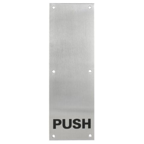 MILANO | Ss 304 Push Plate Rectangular 300X100X1.5MmÃƒÆ’Ã‚Â¢ Sss Finish | 150300800079
