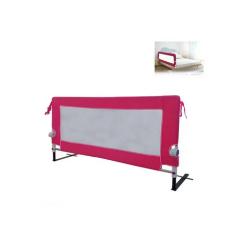 Bed Rail Safety Guard 150cm For Baby Pink