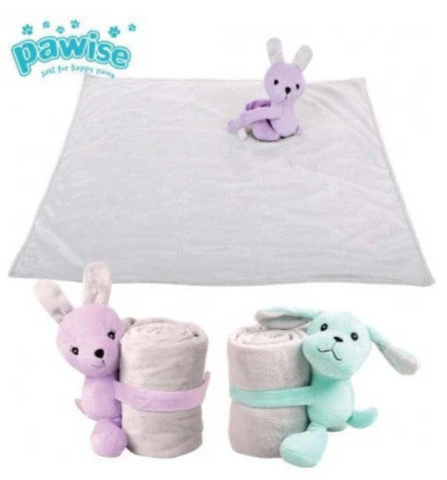 Pawise Pupply Life - 2 In 1 Toy W/70 X 60Cm Blanket | 15181