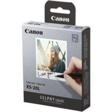 CANON | SELPHY Color Ink & Label XS-20L Set 20 Sheets | 92-SAS-SYQ7825