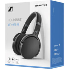 SENNHEISER | HD 450BT Noise-Canceling Wireless Over-Ear Headphones Black | 508386