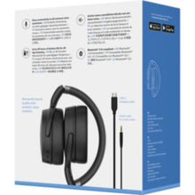 SENNHEISER | HD 450BT Noise-Canceling Wireless Over-Ear Headphones Black | 508386