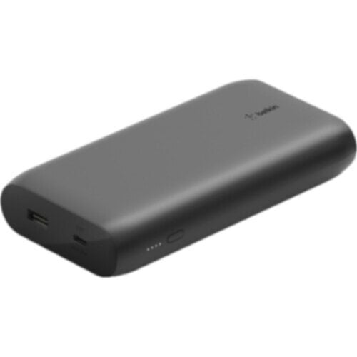 BELKIN | 20K Power Bank Usb-C 30W Pd, 1X12W Usb-A, 0.6M Usb-C Cable, Black | BPB002btBK
