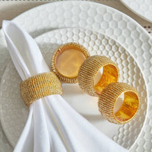 HOMEBOX | Blaze Embellished Napkin Ring - Set of 4 | 160924781