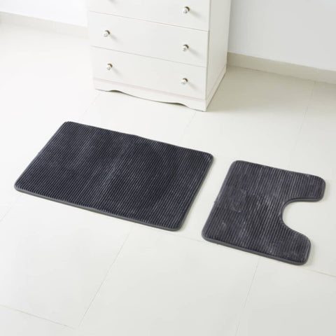 HOMEBOX | Luxot 2-Piece Memory Foam Bath Mat Set | 161726481