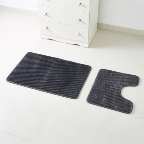 HOMEBOX | Luxot 2-Piece Memory Foam Bath Mat Set | 161726481