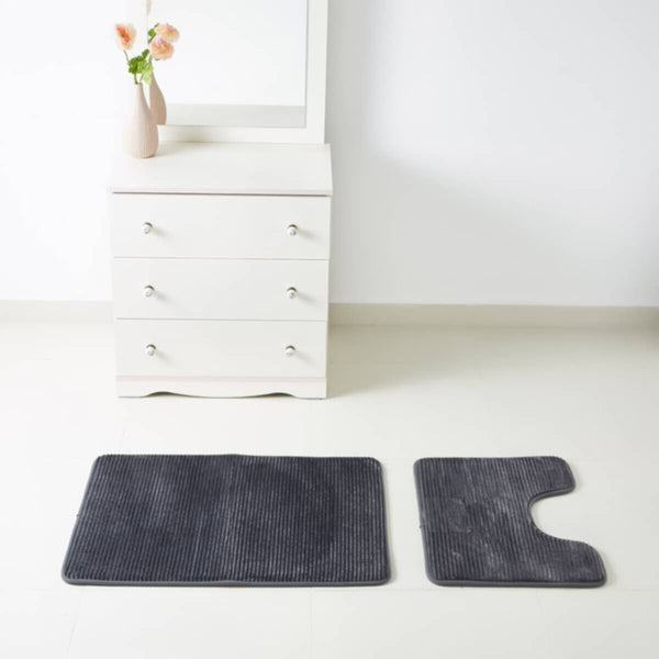 HOMEBOX | Luxot 2-Piece Memory Foam Bath Mat Set | 161726481