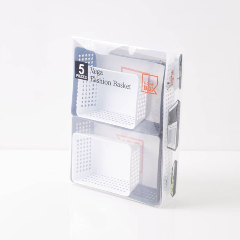HOMEBOX | Fashion Utility Storage Basket - Set of 5 | 161925540