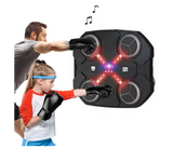 Musical Boxing Machine with Gloves Electronic BT Intelligent Boxing Target Wall Mount Boxing Trainer Pad for Home Indoor Gym Age 3+ | JPN8988