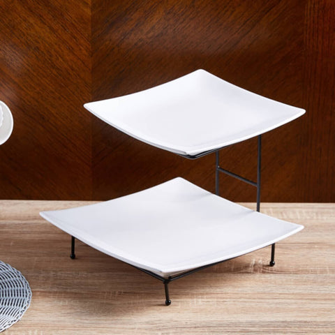 HOMEBOX | Nova 2-Tier 3-Piece Serving Set | 162137377